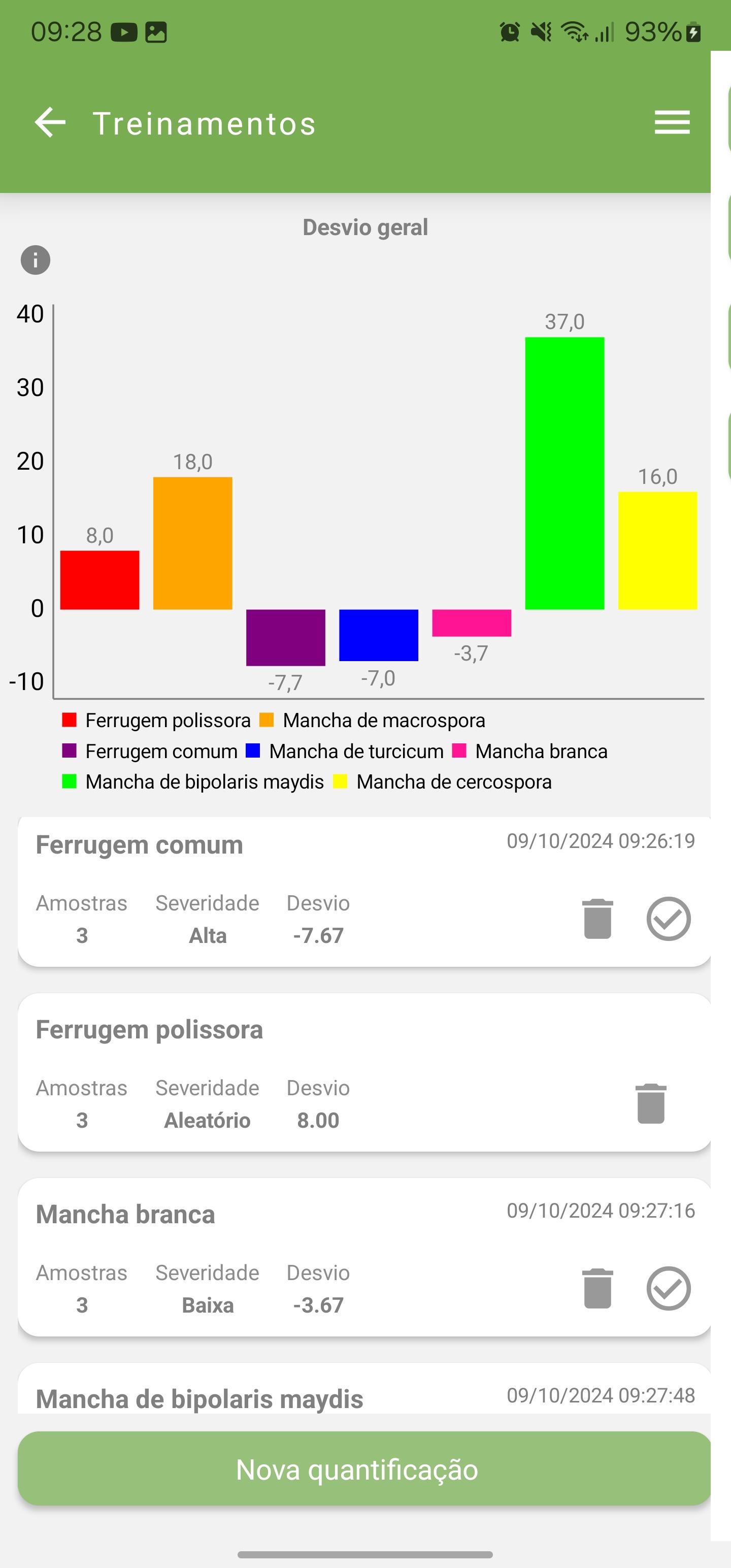 Captura de tela do aplicativo Agrobook 5